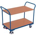 Plateauwagen - 2 houten plateaus - Draagvermogen 200 kg